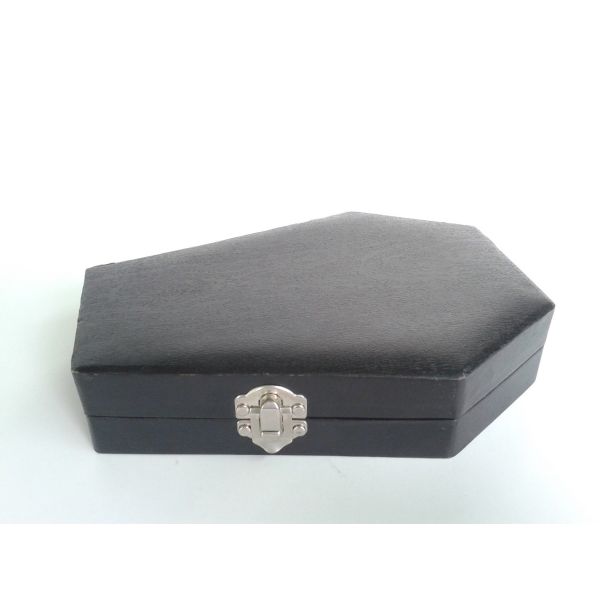 Wooden Pattern Custom Rigid  Jewelry Gift Boxes, Coated Paper Black Luxury Gift Packaging Boxes
