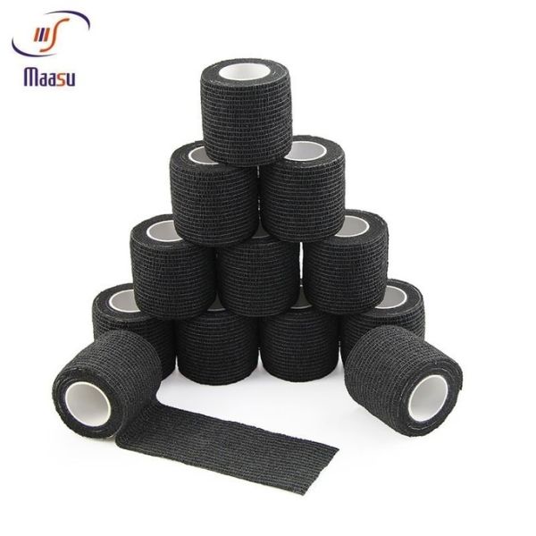 Breathable Medical Gauze Bandage 100% Cotton Black