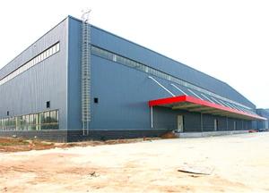  Large Span Metal Storage Buildings Glass Wool Sandwich Panel Equipped Manufactures