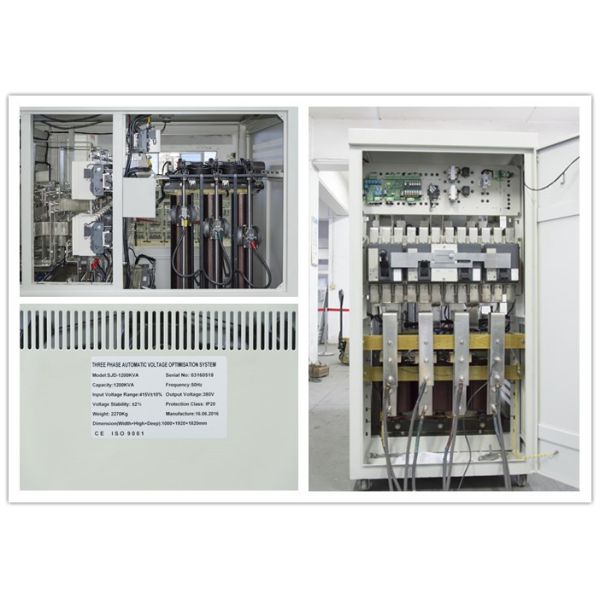 1200KVA High Capacity Servo Controlled Voltage Stabilizer Vertical Full Auomatic