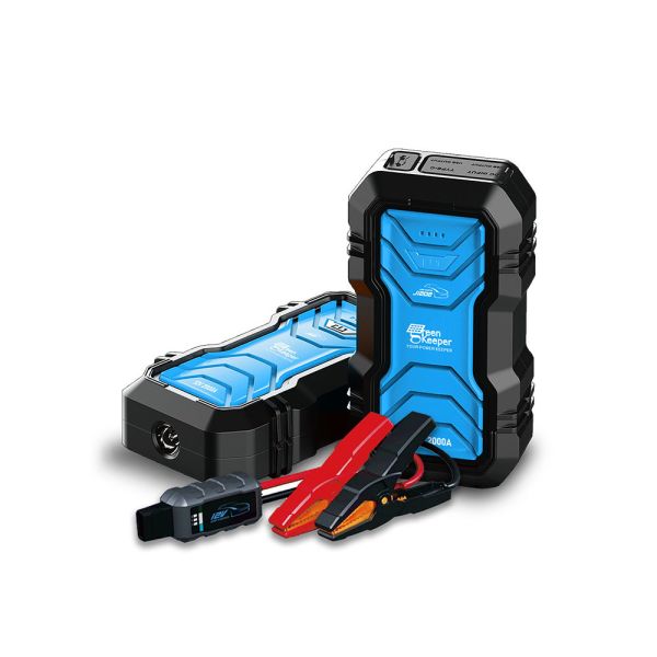 Small Cars LCD Screen Car Jump Starter 16000mAh Portable Auto Powerbank Battery 1000A