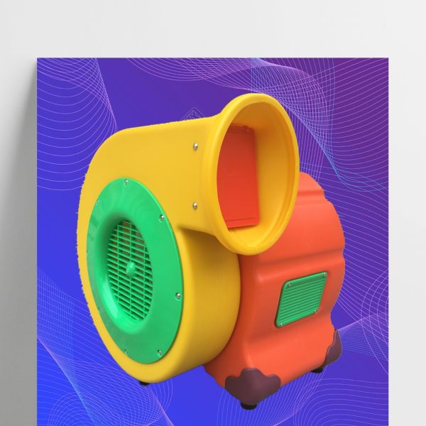 Large Toys Inflatable Bounce House Blower , Inflatable Slide Blower FQM-2325/1825W