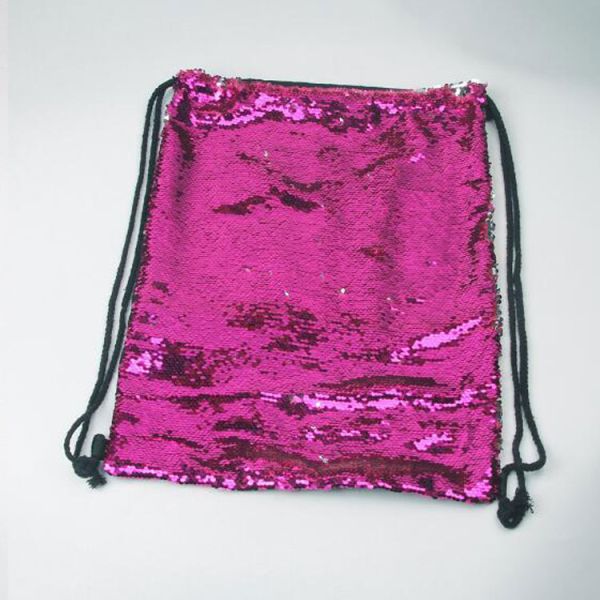 Girls Sequin Sling Backpack Bag Reversible Mermaid Colors Write Messages