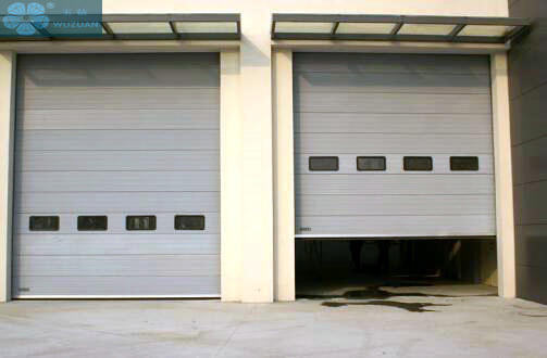 40mm 0.2m/S Automatic Industrial Overhead Door