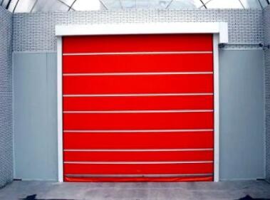 380 V 50hz high speed pvc roll up door  color coated galvanized steel material