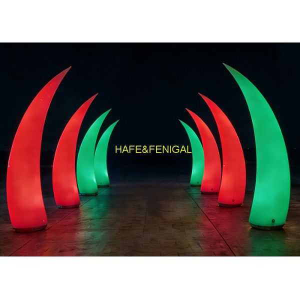 Dynamic Inflatable Horn-Shaped LED Light For Marketing Managers And Event Agencies