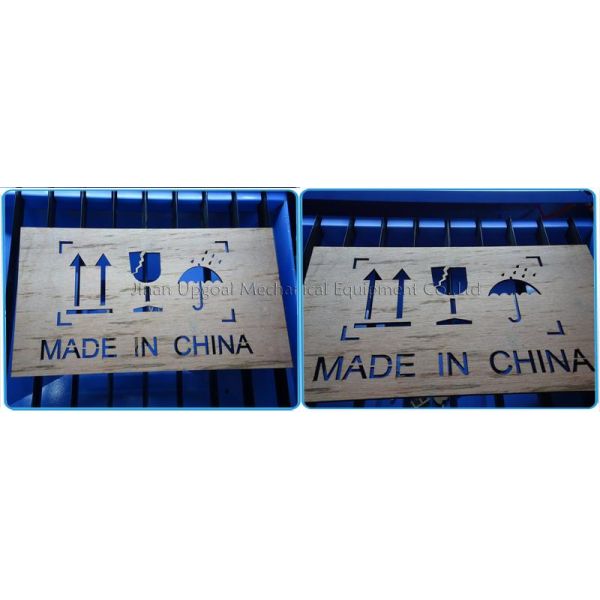 Small  90W Wood Co2 Laser Cutting Machine with RuiDa Control System 500*400mm