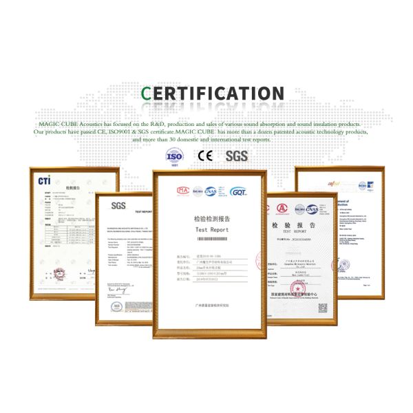 Acoustic Aku Panel High Density 3 Side Creative Acoustic Panels Customized