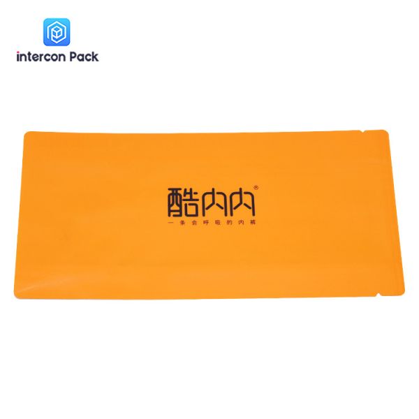 Kraft Paper Custom Printed Gusseted Bags Environmental Protection Gravnre Printing