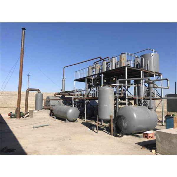10t Per Day Used Motor Oil Recycling To Diesel Fuel Oil Distillation Plant