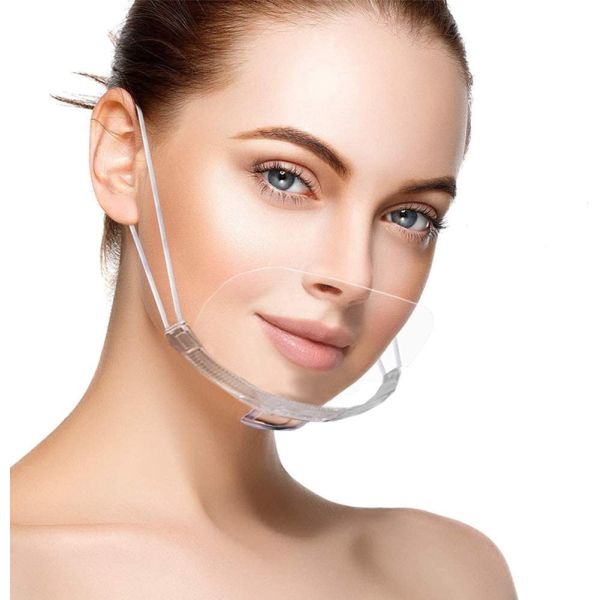Transparent Plastic Anti Fog Face Shield For Tattoo