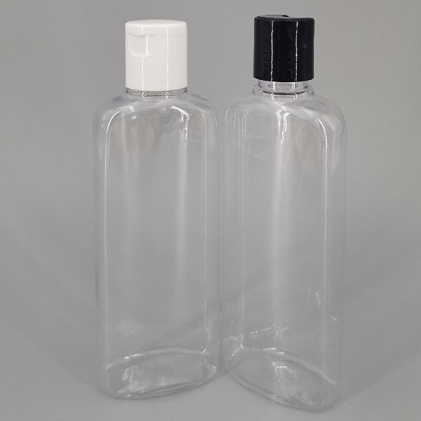 6.76oz 200ml Transparent PET Plastic Mouthwash Disinfectant Bottle