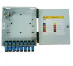 White Color 8 port FTTH terminal box metal shell uesed in end termination of