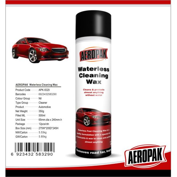 Glossy Finish Car Interior Cleaning Products Spray Wax For Cockpit / Dashboard