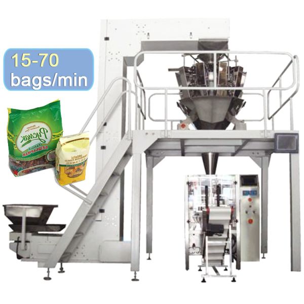 Multifunctional Automated Packaging Machine PLC Control For Fried Food