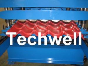  Color Steel Glazed Tile Roll Forming Machine for Metal Tile Roof Wall Cladding Manufactures