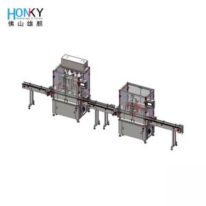  500-800kg Shampoo Bottle Filling Labeling Machine With Automatic Capping System Manufactures