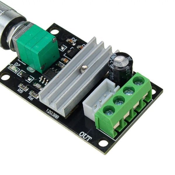 6V 12V 24V 3A Adjustable PWM DC Motor Speed Controller