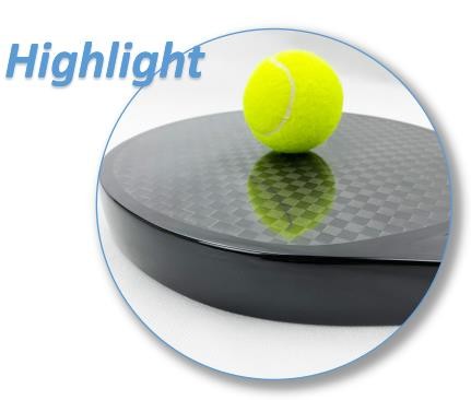 OEM Drop Shot Beach Tennis Racket Eva Carbon Fiber Diamond Padel Racket