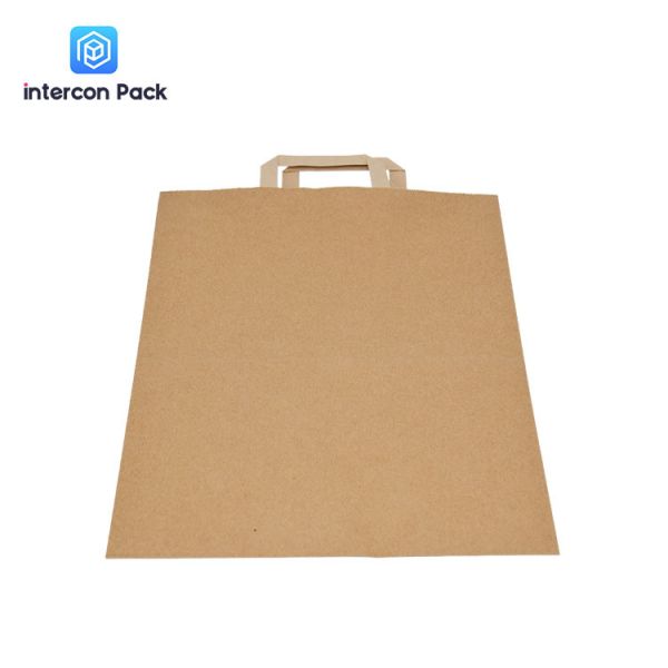 Customized Logo Paper Handle Bags ISO9001 environmentally friendly Materials
