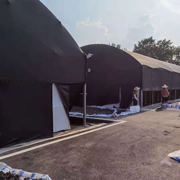 Medical Planting Steel Frame Greenhouse Plastic Cover For Mushroom