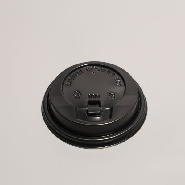 Round Customized Logo Plastic Cup Lid Suitable for Beverage Containers and Disposable Cups Offering Leak Resistant Seal