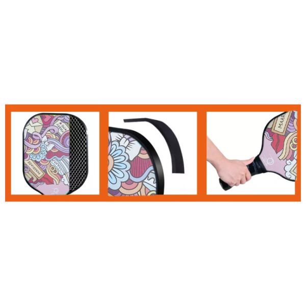 Pink Pickleball Racket  Pp Honeycomb Core Raquetas Pickleball