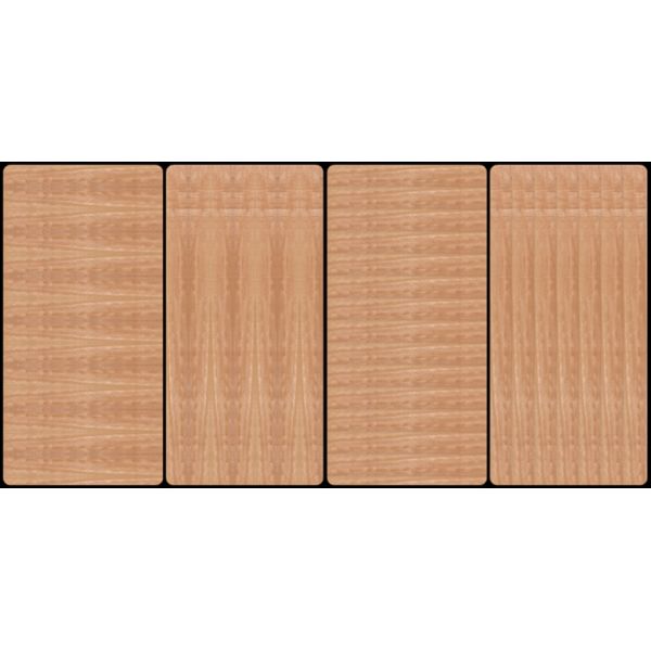 Okumen Natural Wood Veneer Plywood Customized 0.18 - 0.55mm Thickness