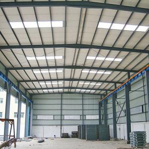  Painted Steel Structure Workshop With Aluminum Alloy Window Manufactures