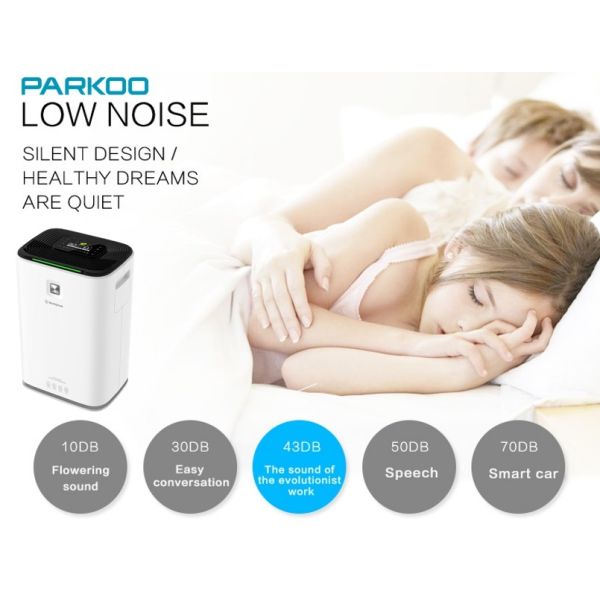 Intelligent Dehumidifier HEPA Air Purification DehumidifierPM 2.5 Anions Tuya Wifi TFT Display