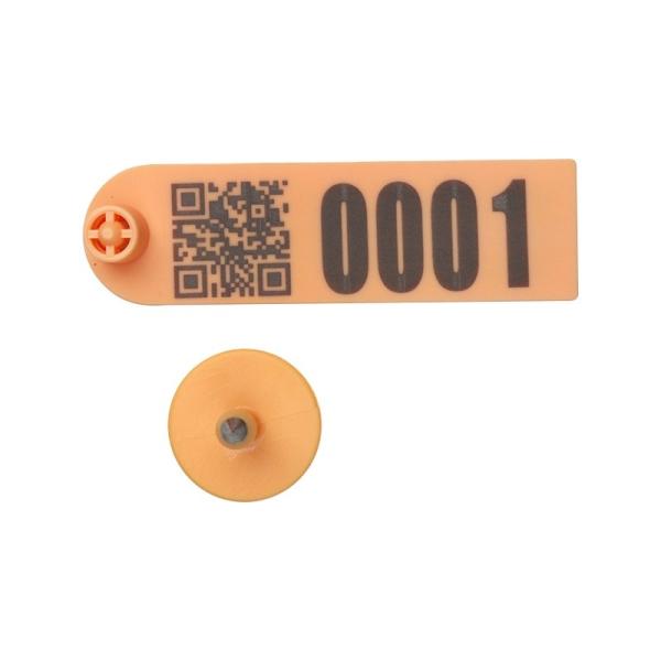 134.2KHZ animal tracking tag , RFID Ear Tag for Cattle Sheep Pig