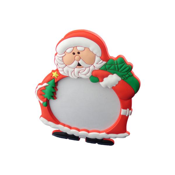 3D Customized Santa soft PVC photo frame, Family Photo Frames