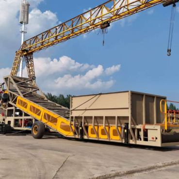 Ship Loader Telescopic Belt Conveyor for Coal Mining and Bulk Material Handling