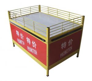 China Food Plastic Convenience Store Promotional Tables Standard Carton / Foam Packing on sale