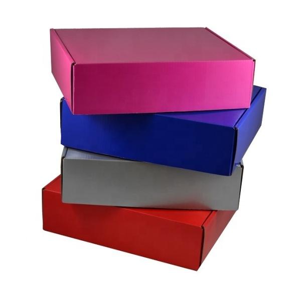 Recycled Materials Corrugated Shoe Boxes Personalized Design For Clothing Shoes