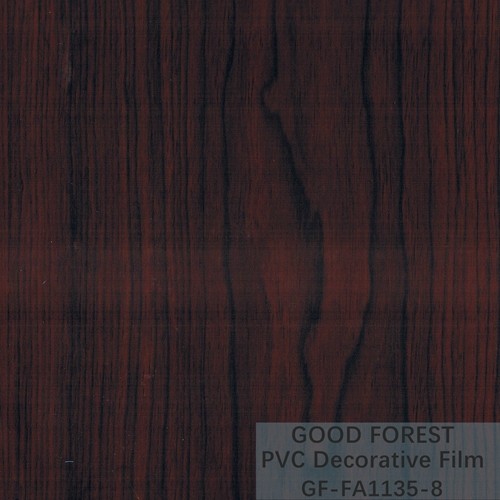 Wooden Grain Dark Wood Film Decorative 0.25mm - 0.60mm Thickness