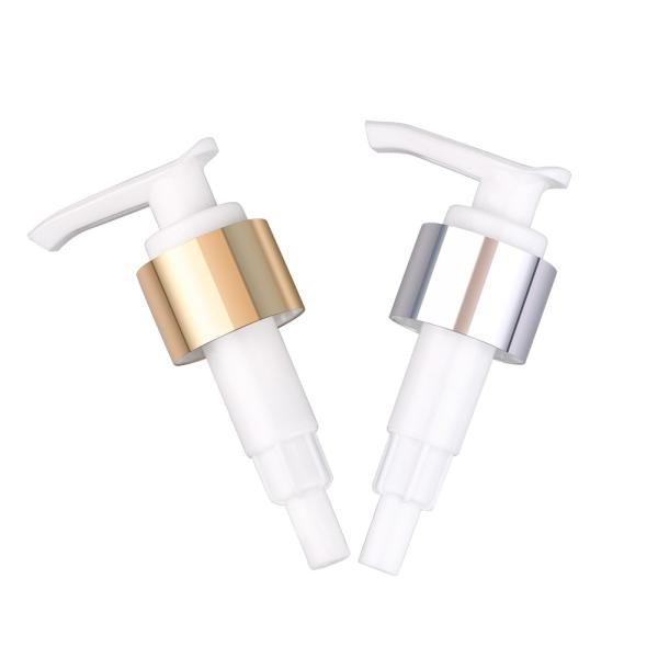 Aluminum Hand Wash Bottle Pump , cosmetic lotion pump 28/410 OEM