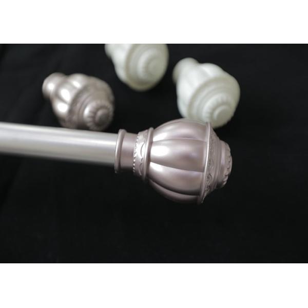Plastic Pumpkin Shaped	28mm Curtain Pole Finials