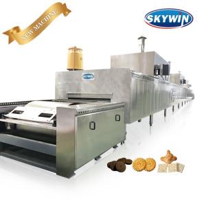  Hello Panda Design Hard And Soft Biscuit Making Machine With Tunnel Oven Manufactures