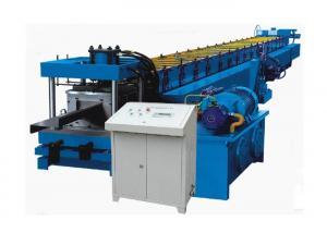 Thickness 1-3 MM Z Purlin Forming Machine , Hydraulic Drive Purlin Making Machine Blue Color Manufactures