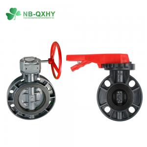 China Flange Connection PVC Valve for Water Supply Manual Control and Customized Request on sale