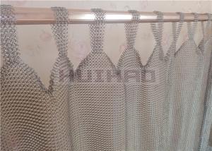 China Stainless Steel Ready To Hang Chainmail Curtain 0.8x7mm For Architecture Decoration on sale