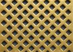 Building Cladding Perforated Metal Sheet Architectural Grilles 500*2000mm Light