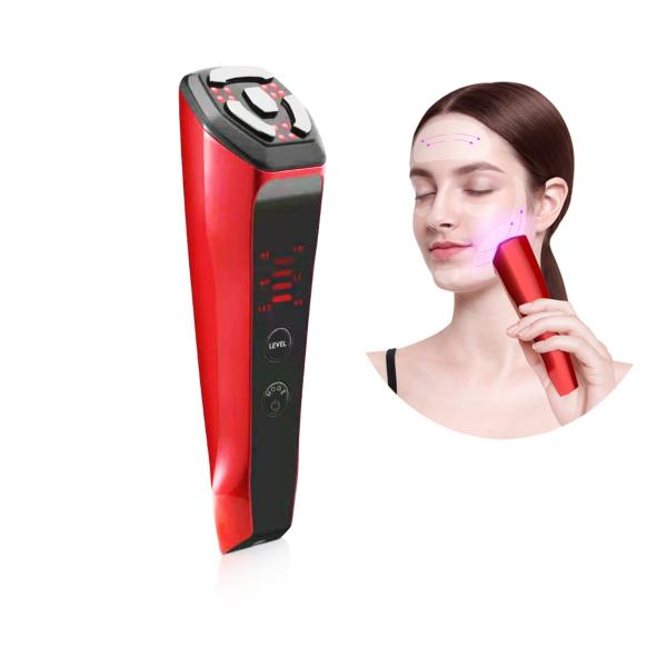 Private Label Face Beauty Personal Care RF Anti Aging Wrinkle Removal Device light repair