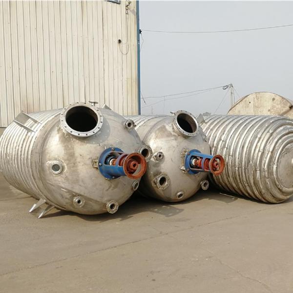 380V Used SS Reactor 0.2MPa With Water Cooling Electric Heating