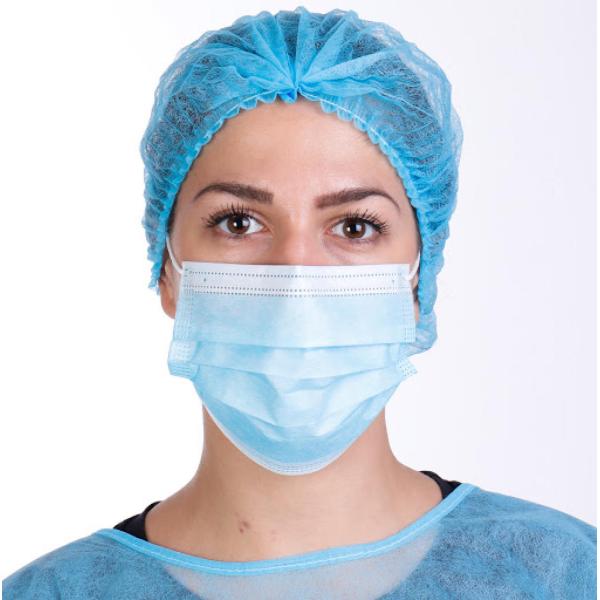 Disposable CE BFE 99.9% Breathable 3 Layer Face Mask