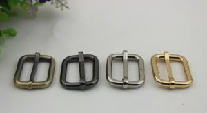  Hot sales hanging brush anti brass color 26 mm iron adjust square ring adjustable buckle for bags Manufactures