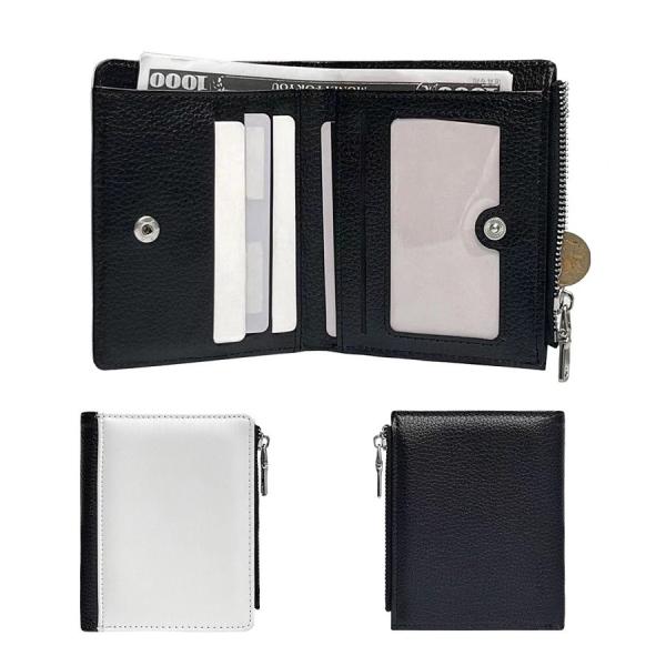 Printable Blank Sublimation Mens Wallet Personalized Bifold Leather Wallet