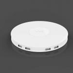 125g Lightweight Wireless Phone Charger Dc24v 2000ma Input Quick Charge 2.0