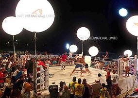 Dimmable Inflatable Led Light Balloon 640W High Illumination Events Lighting